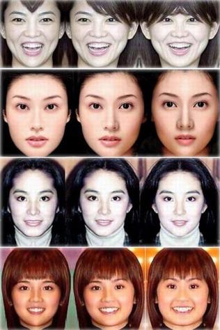 对称脸部图标
