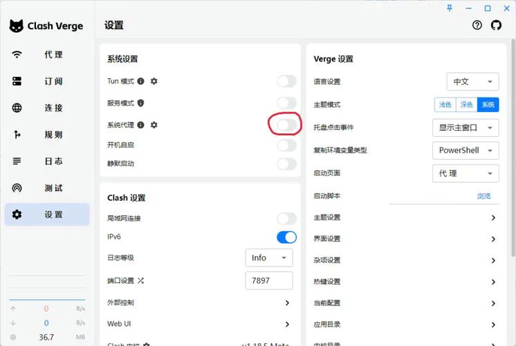 梯子全局模式怎么开启图标