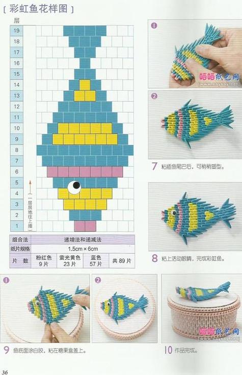 三角插小作品教程图解图标