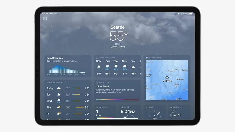 ipad自带的天气在哪