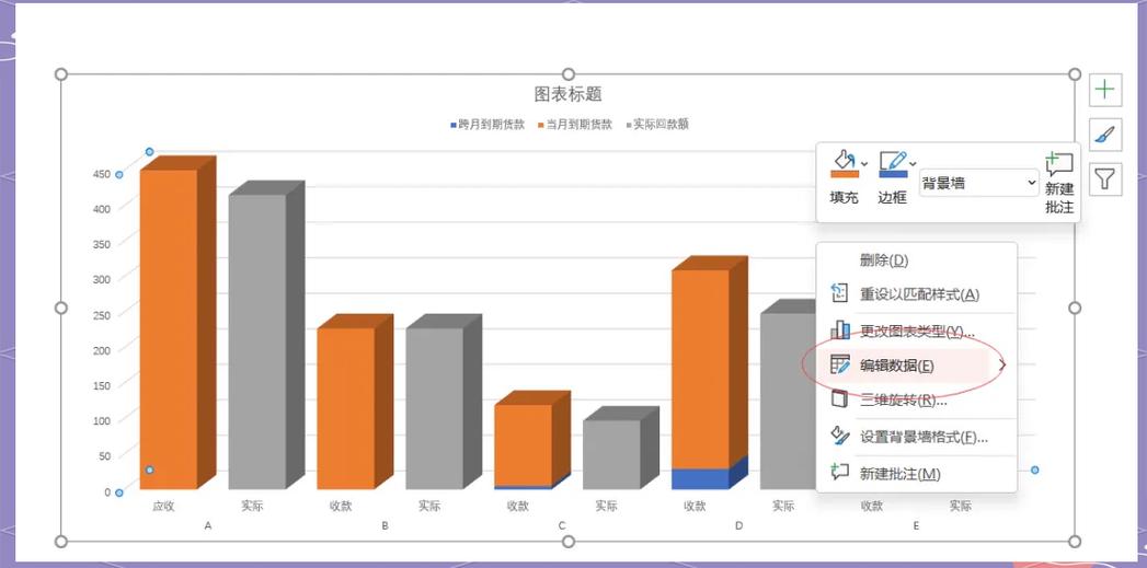 ppt柱形图数据编辑