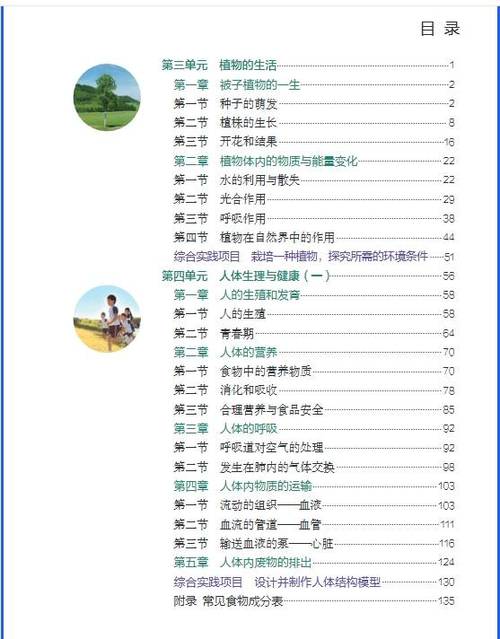 人教版生物七年级下册_人教版七年级生物下册电子书(高清版)图标