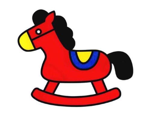 木马的颜色怎么涂图标