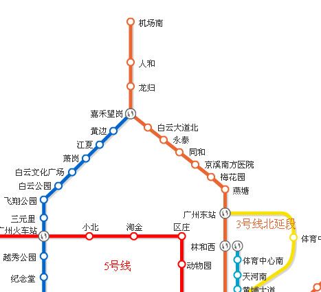 广州东站地铁线路图图标