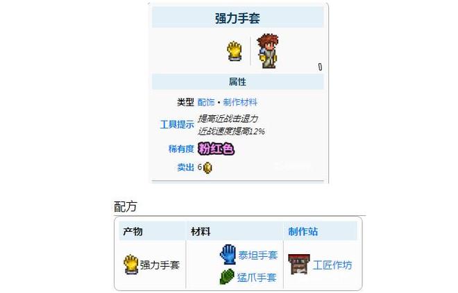 泰拉瑞亚刷手套的攻略图标